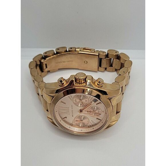 Michael Kors Bradshaw MK5799 Women StainlessSteel Analog Dial Quartz Watch AM143 - Picture 7 of 10